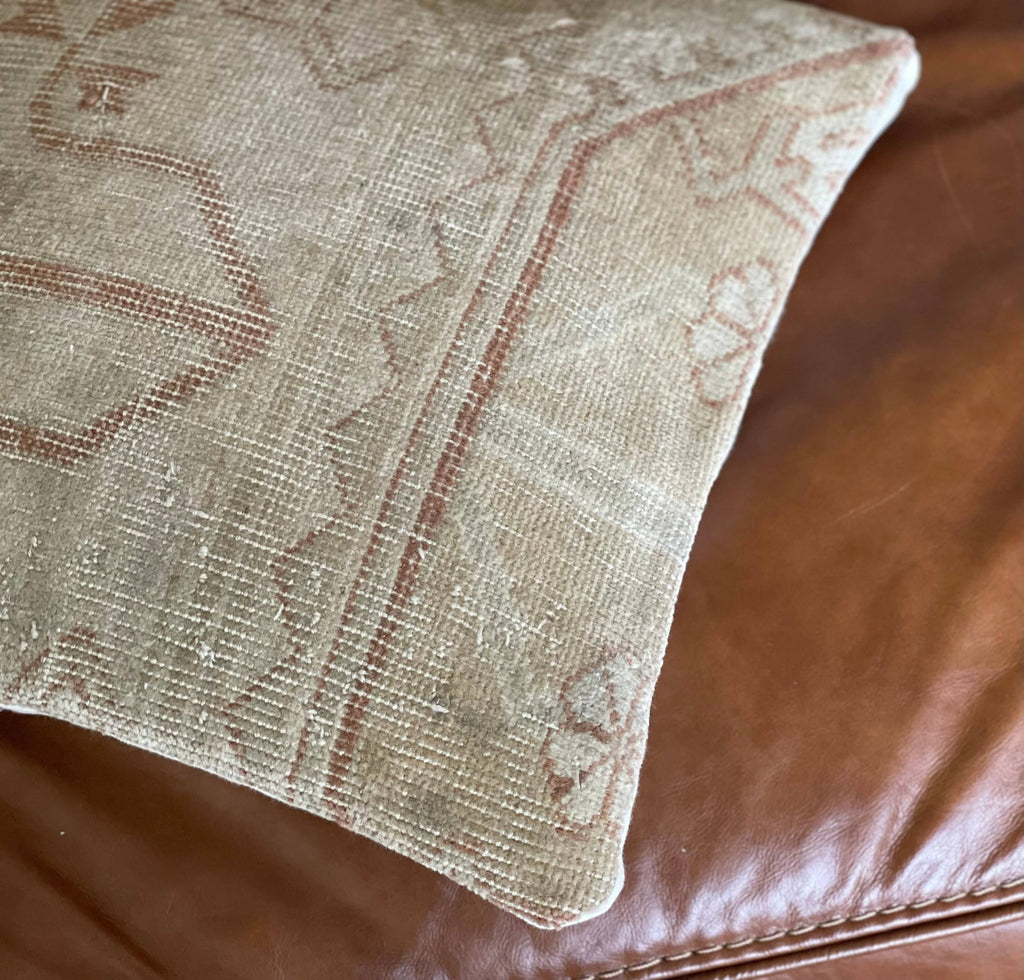 Vintage Turkish Rug Pillow |  Miray 16’