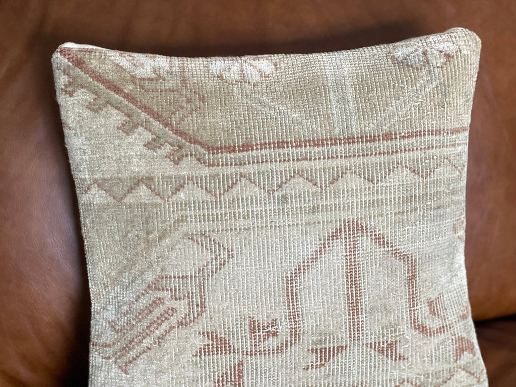 Vintage Turkish Rug Pillow |  Miray 16’