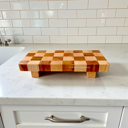 Wooden Trivet. Table Organizer, Riser.