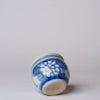 Hand Painted Floral Blue and White Porcelain Small Pot