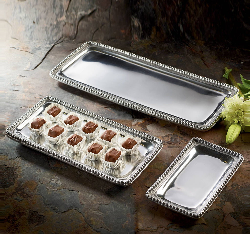 Rectangle Beaded Tray - Medium