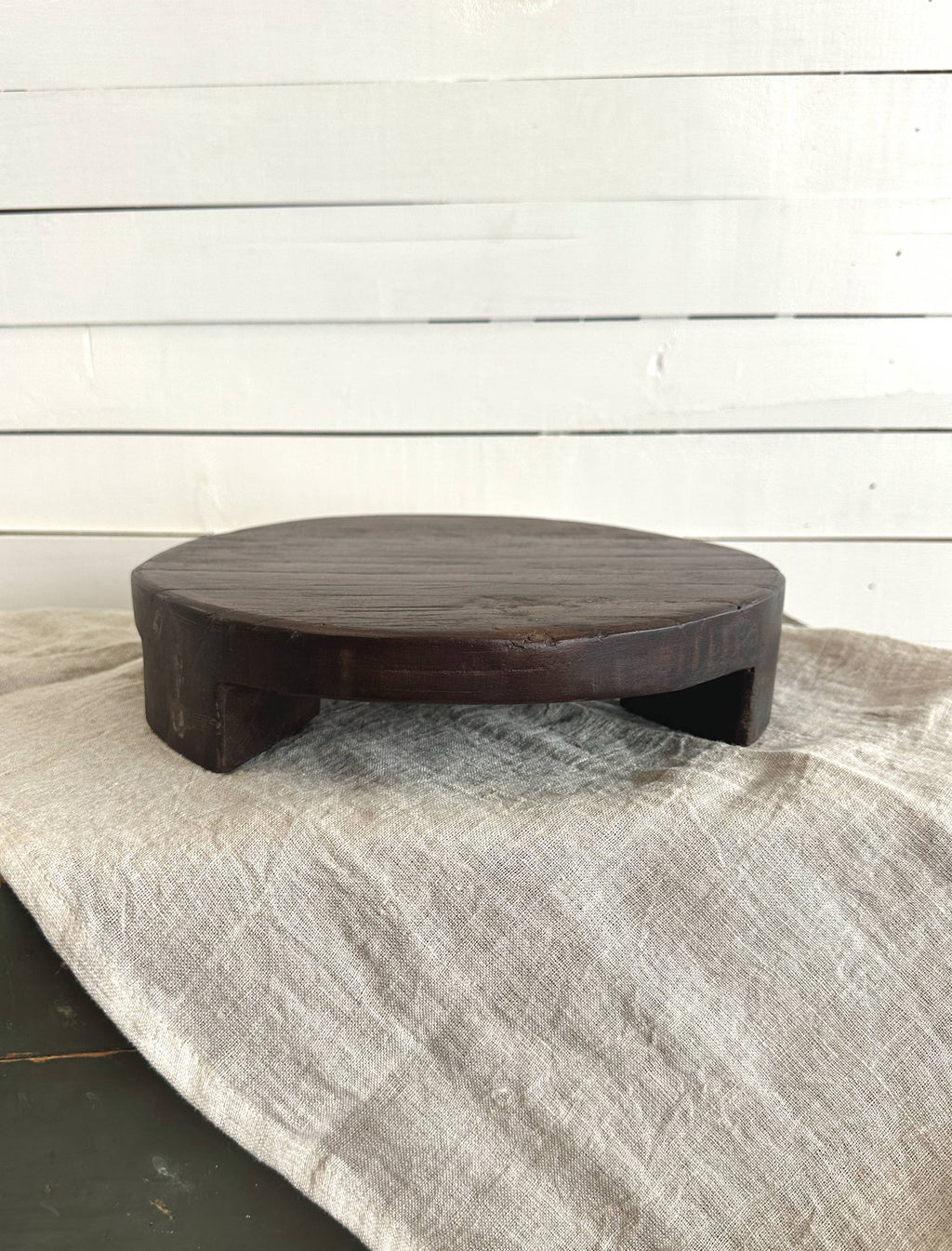 Found Wood Pedestal Large