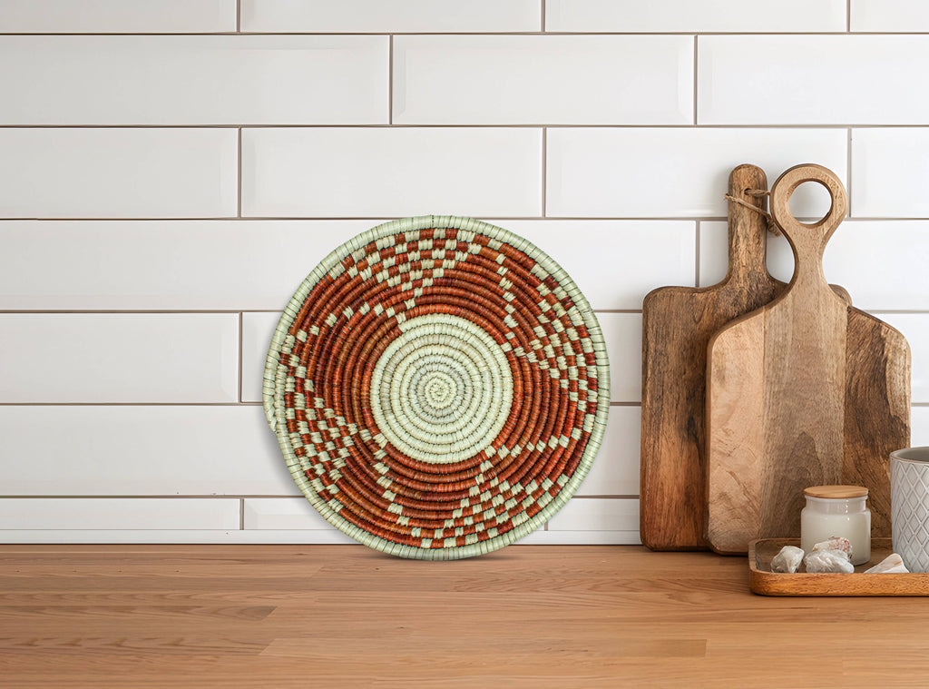 Handwoven Southwestern Dia Bowl Basket