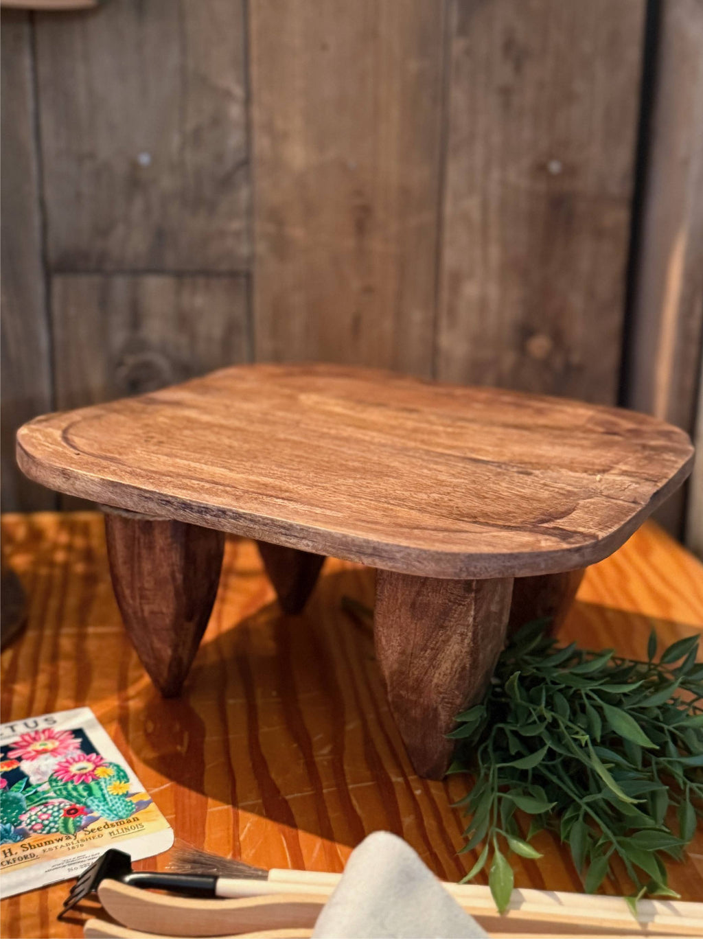 Square Primitive Stool