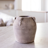 Blanc Beige Wash Vase With Handles Small