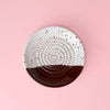 Small Ceramic Grater Plate - Brown