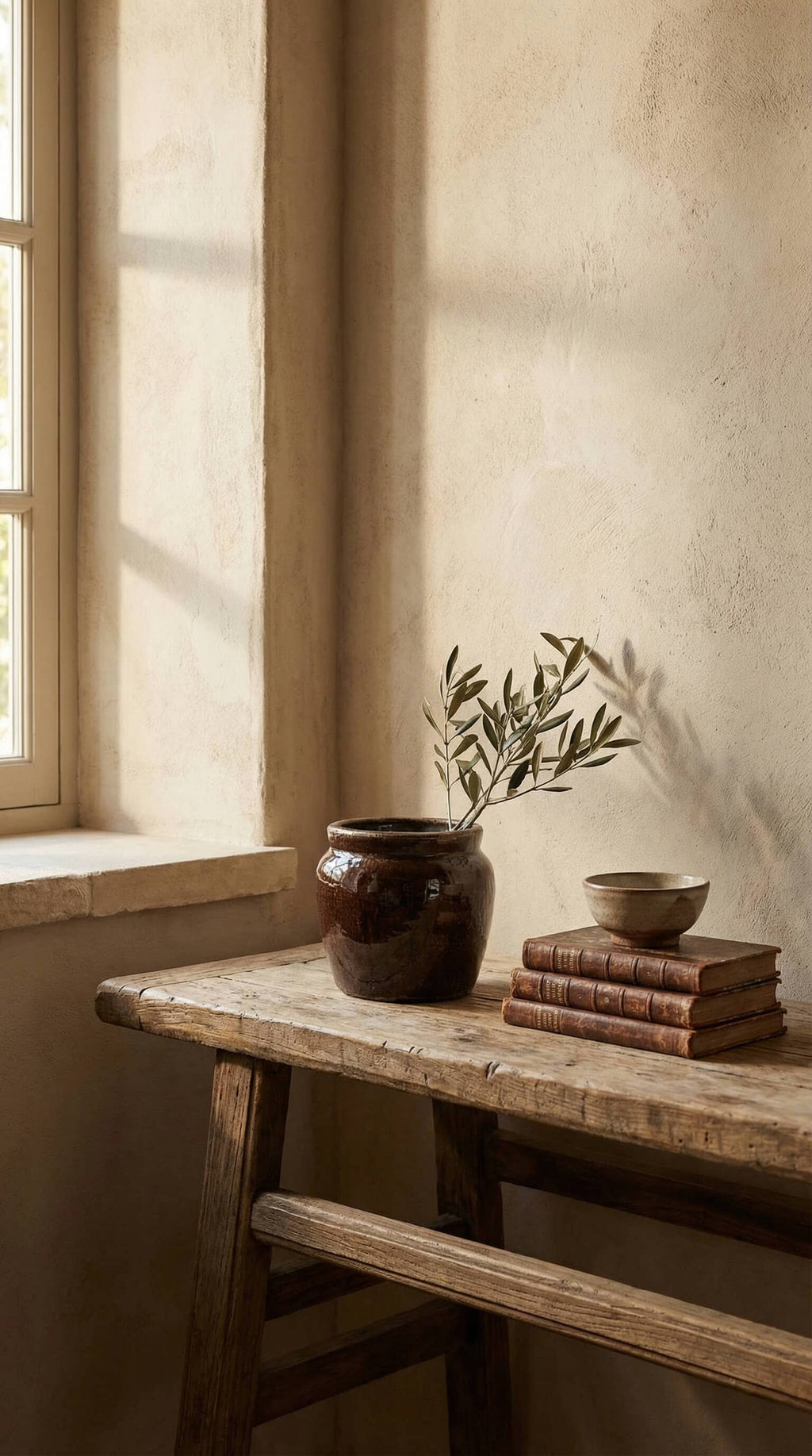 Terracotta Pot, Vintage Style, Cracked Finish - Pompeii