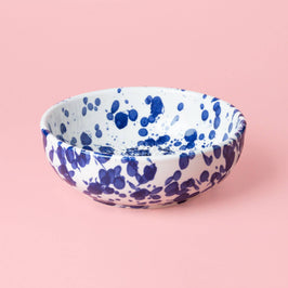 Medium Ceramic Garlic Grater Plate - Persian Blue