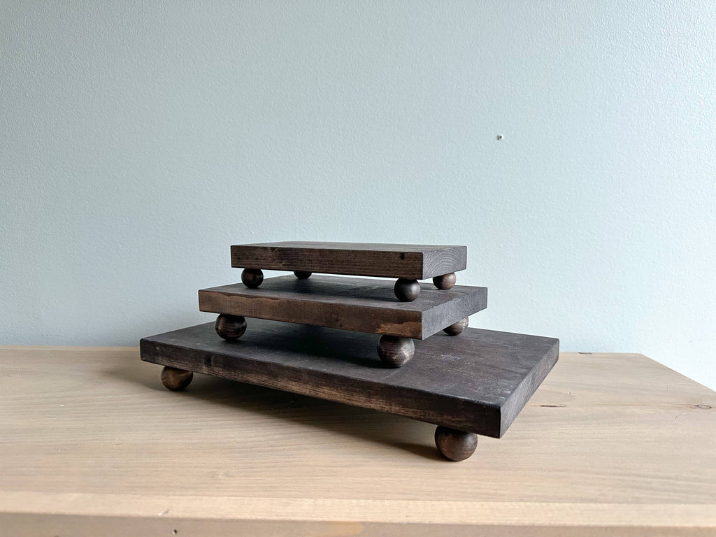 Wood Riser | Soap Stand | Wood Stand | Espresso