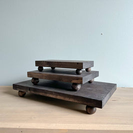 Wood Riser | Soap Stand | Wood Stand | Espresso