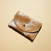 Cardholder - Caramel Speckled Hair on Hide