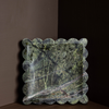 Emerald Scalloped Marble Tray