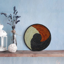 Handwoven Boho Bowl Basket - Organizer