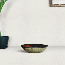 Handwoven Boho Bowl Basket - Organizer