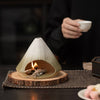 Mount Fuji Ceramic Incense Fireplace