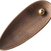 Elegant Leaf-Shaped Copper Incense Holder – 5.5" x 2"