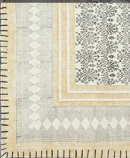 Diamonds & Flowers Area Rug