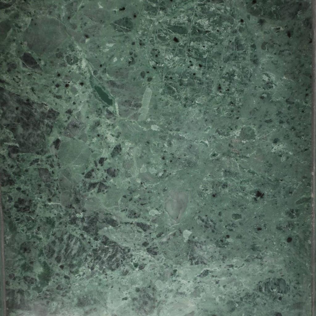 Green 12x6 in. Marble Rectangular Modern Candle Tray
