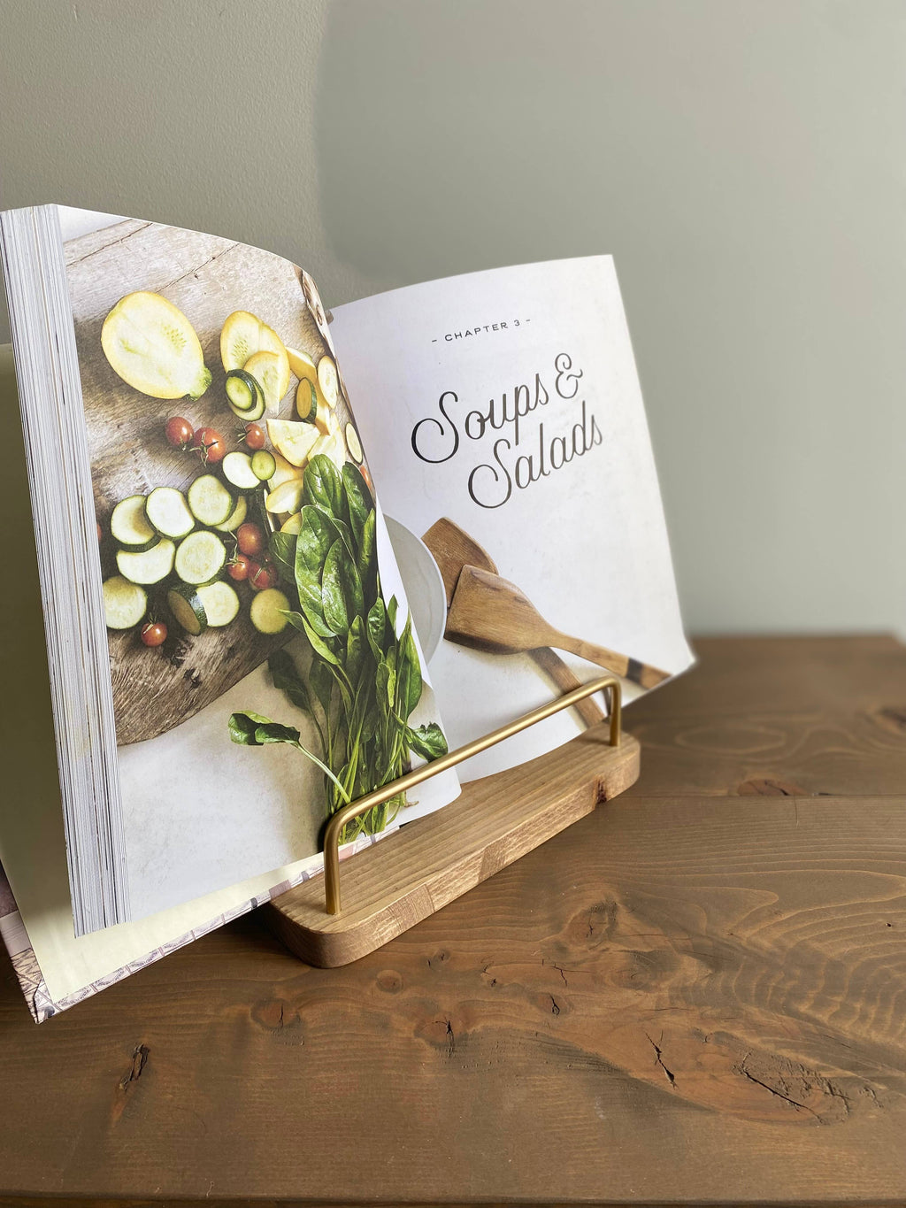 Cookbook Stand, Recipe Stand | Walnut