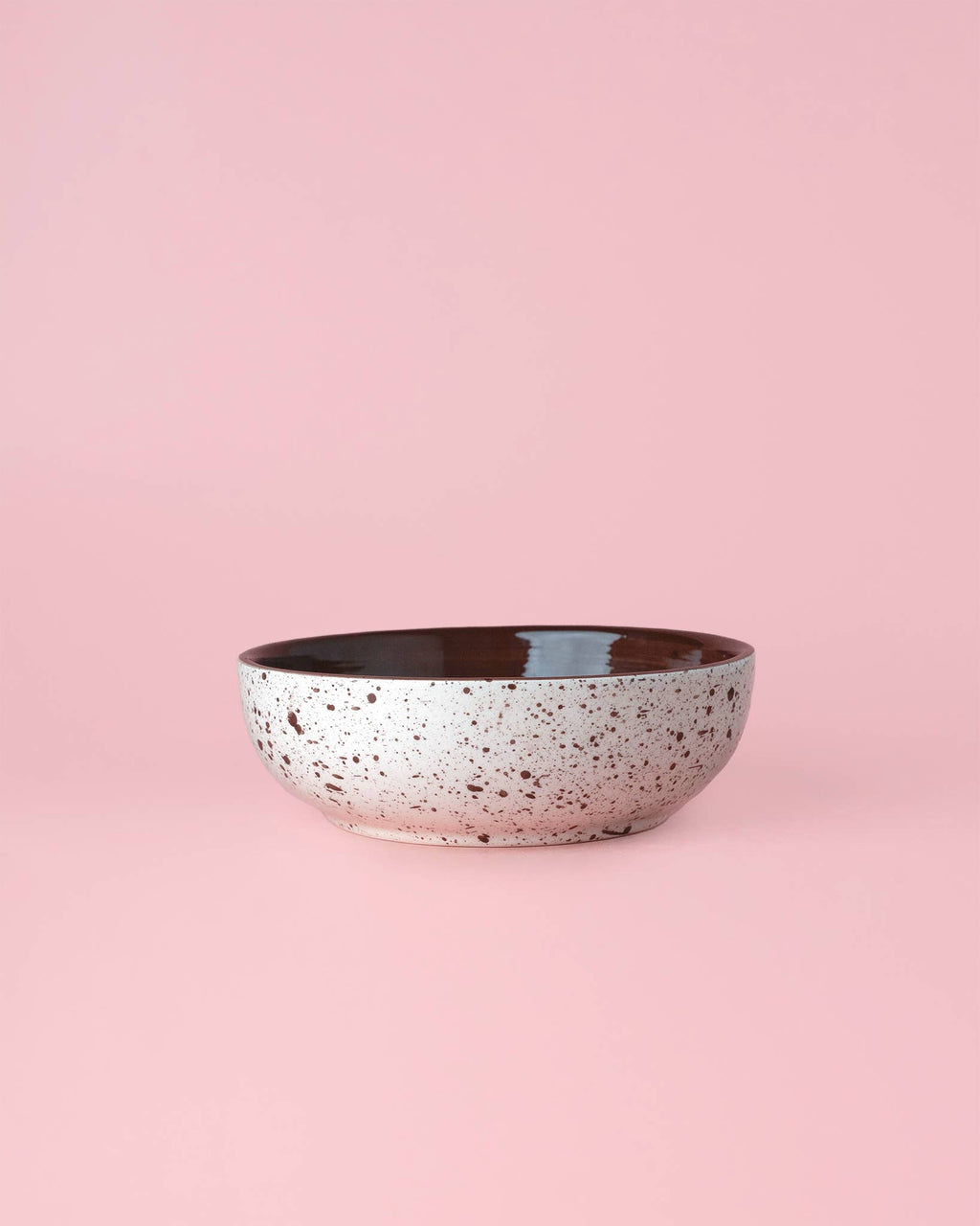 Garlic Grater Plate - Medium Ceramic - Brownie