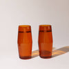 16 oz Century Amber Glass Set