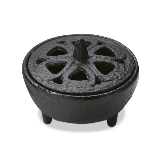 Cast Iron Incense Cone Holder - Black
