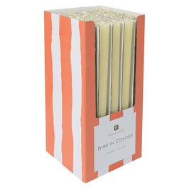 Cream Dinner Candle