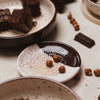 Small Ceramic Grater Plate - Brown