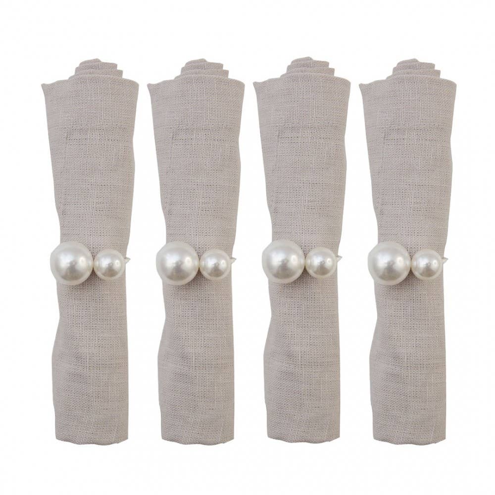 Double Pearl Napkin Rings