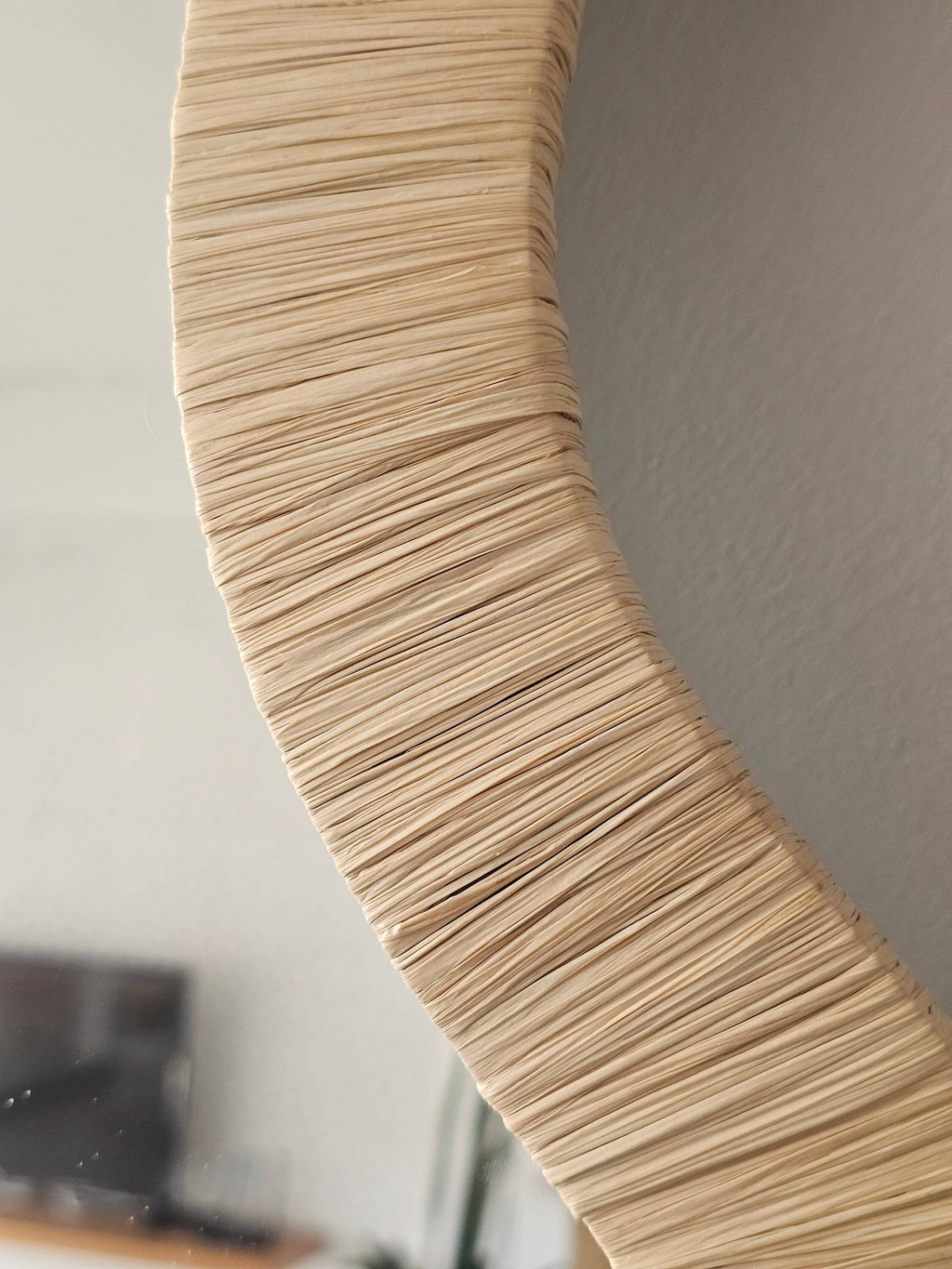 Moroccan Raffia Mirror - Marigold Market