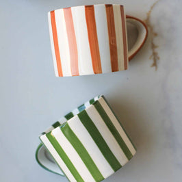 Simple Striped Mugs