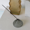 Glass Meso Incense Holder - Gray