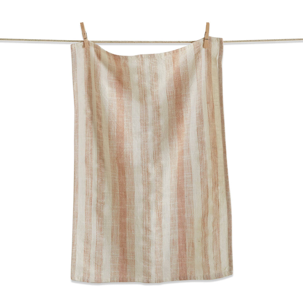 Serene Stripe Dishtowel - Blush