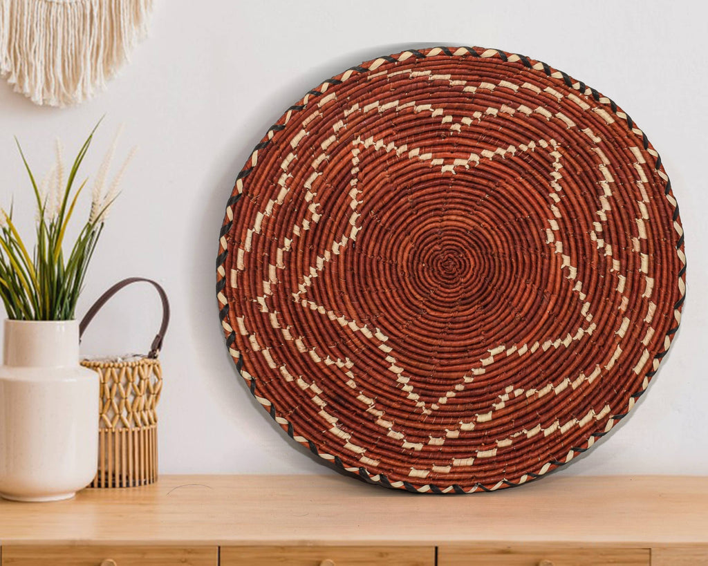 Fiery Star Flat Basket
