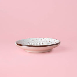 Small Ceramic Grater Plate - Brown