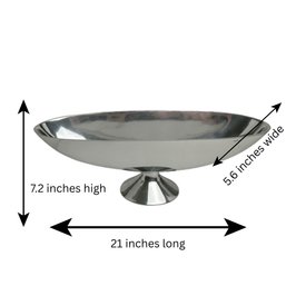 Polished Pedestal Vase
