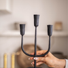 Iron 3 Arm Candelabra Small