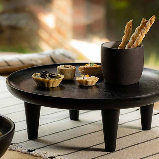 Mango Wooden Platter w/ Legs