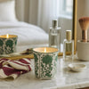 Lavender Verbena Green Ceramic Scented Candle
