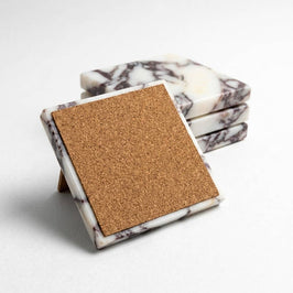 Natural Stone Drink Coasters | 4x4"
