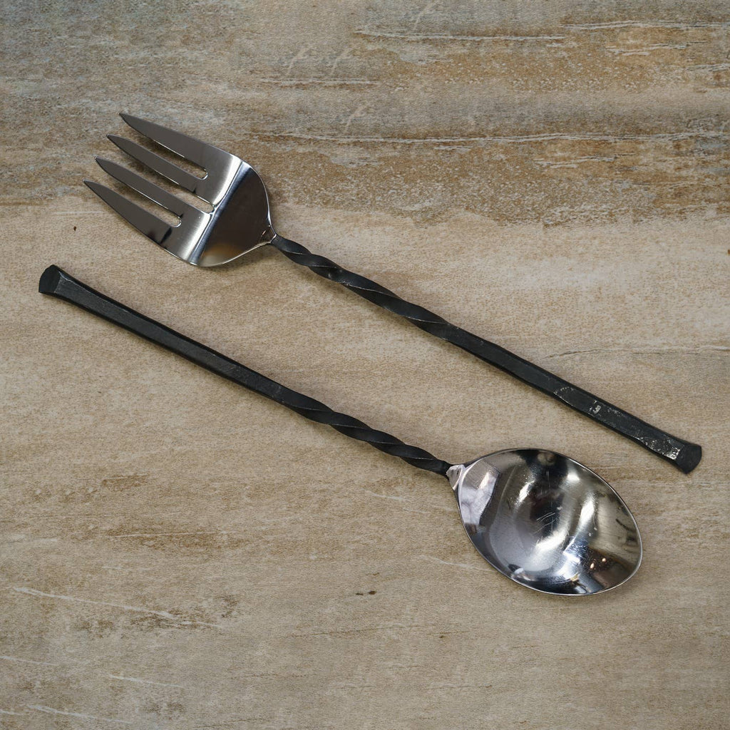 Twisted Handle Servers, Set of 2