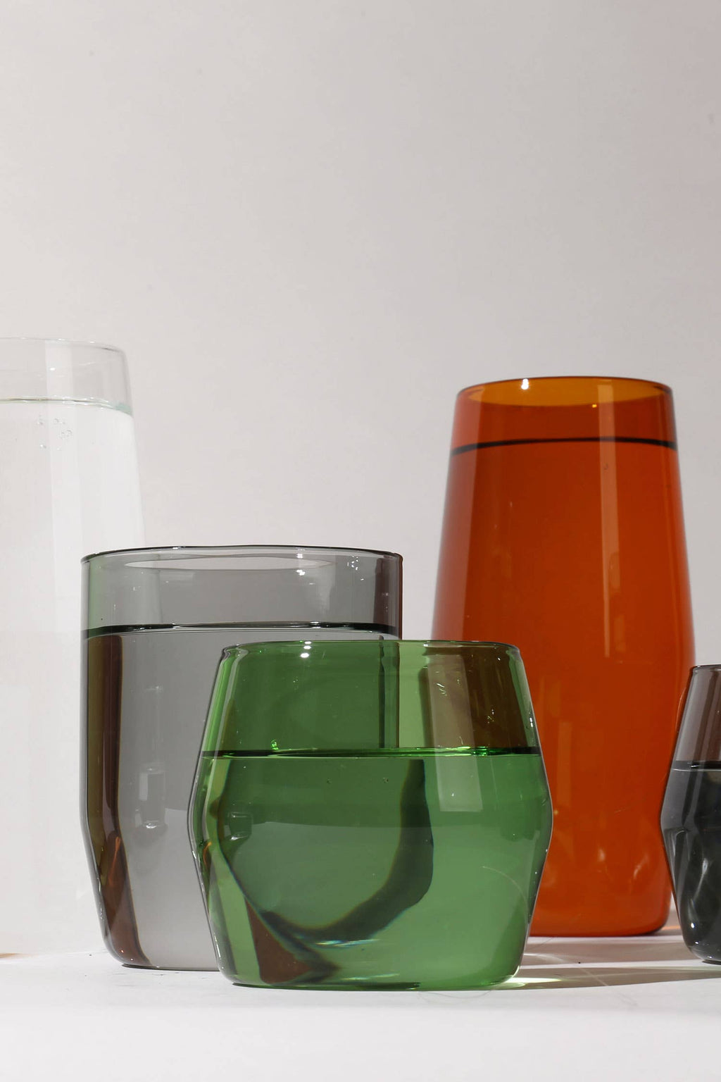 16 oz Century Amber Glass Set