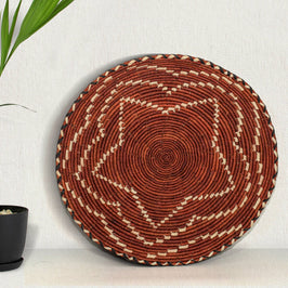 Fiery Star Flat Basket