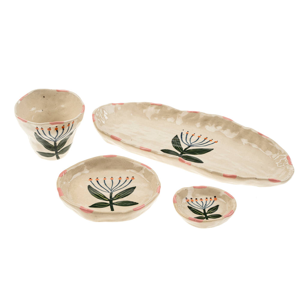 Flora Pottery Cup - Lotus