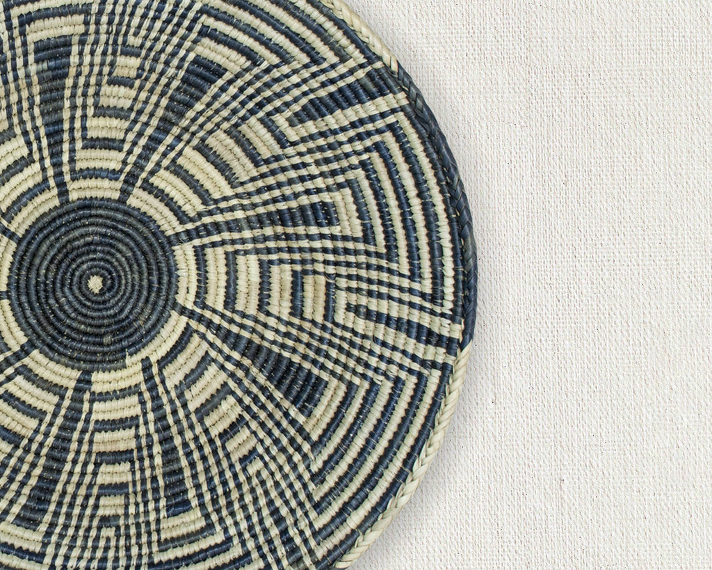 Handwoven Squash Blossom Bowl Basket