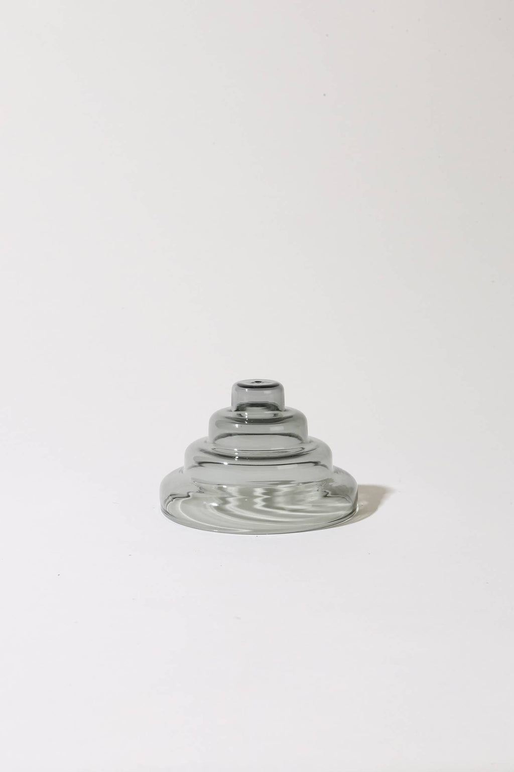 Glass Meso Incense Holder - Gray