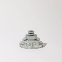 Glass Meso Incense Holder - Gray