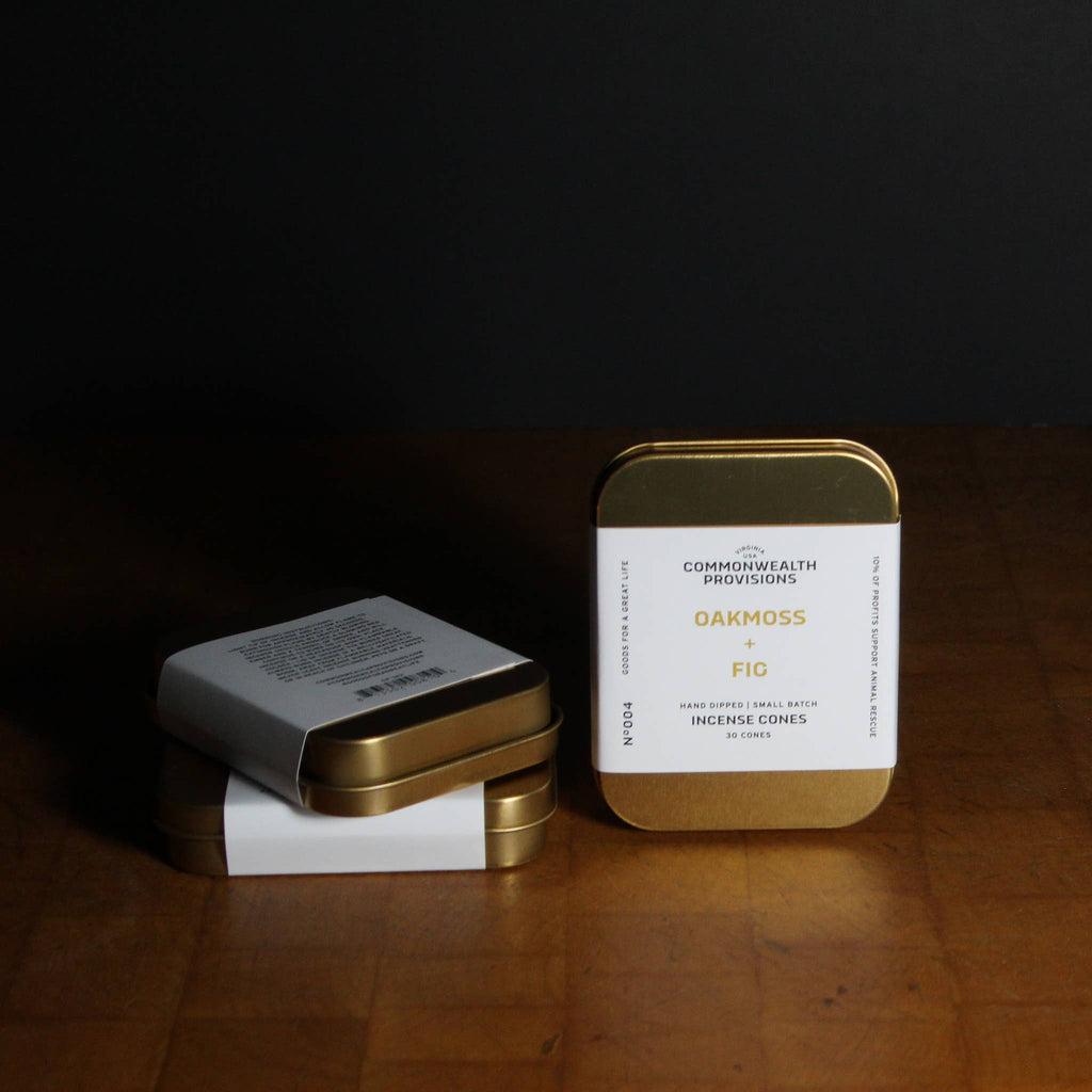 Oakmoss + Fig Incense Cones