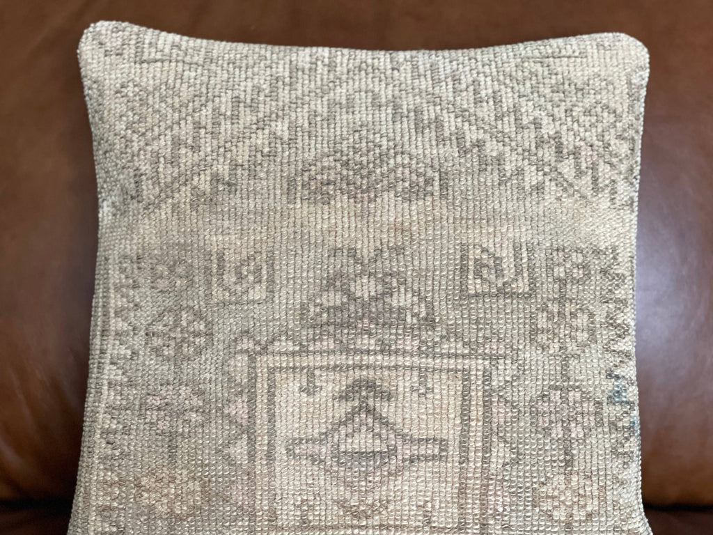 Pastel Vintage Persian Rug Pillow | Asli 16’