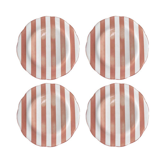 Pink trattoria dinner plates D26.7cm